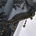 Axyaa European Jacquard Short Curtain for Elegant Home Decor