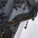 Axyaa European Jacquard Short Curtain for Elegant Home Decor