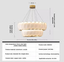 Axyaa Glass Leaf Chandelier: Custom LED Gold Luxury Pendant Light
