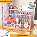 Axyaa Metal Mesh Office & Cosmetic Storage with Scratch-Resistant Pads