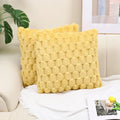 Axyaa Winter Plush Cushion Cover - Sofa Bed Room Decor Pillowcase