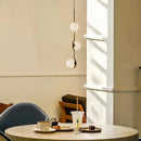 Axyaa Nordic Metal Chandelier Glass Pendant Light