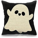 Axyaa Halloween Witch Bat Linen Cushion Cover 50*50 - Indoor Sofa Decor