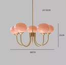 Axyaa French Cream Chandeliers: Retro Style, Warm Lighting Fixtures for Living Room & Bedroom