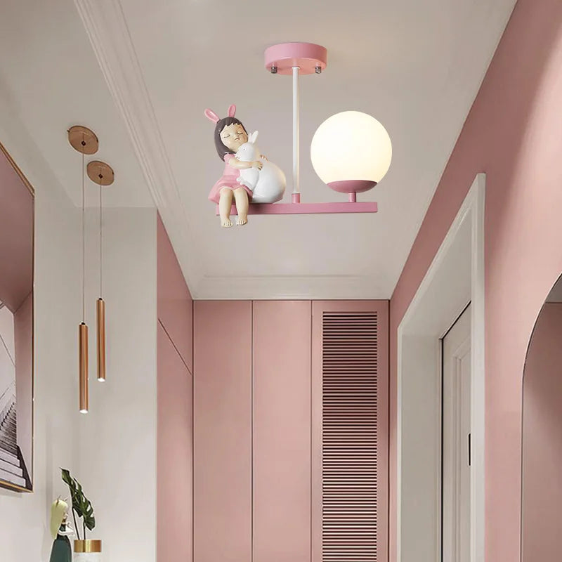 Axyaa Kids Room Ceiling Lamp - Creative Cartoon Led Lights