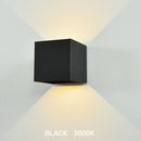 Axyaa LED Motion Sensor Wall Lamp 6W - USB Charging - Bedroom Night Light