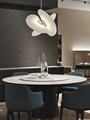 Axyaa Modern Silk Fabric LED Pendant Chandelier for Living Room, Restaurant - Handmade Lighting