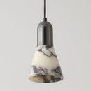 Axyaa LED Pendant Lamp E27 Bulb Bulgari Stone Iron Hanging Light Decoration