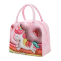 Axyaa Insulated Cartoon Lunch Bag for Kids - Portable Bento Box Tote