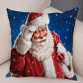 Christmas Santa Claus Pillowcase - Axyaa Christmas Day Party Sofa Decoration Gift