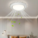 Axyaa Ceiling Fan with Hidden Blade, Remote Control, LED Lights - Home Decoration