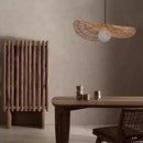 Axyaa Hand Woven Rattan Pendant Lamp - Art Led Chandelier for Home Decor