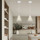 Axyaa Iron Cage Ring Chandelier Pendant Light - Retro Hollow Design