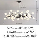Nordic Firefly Pendant Light by Axyaa: Luxury Living Room Art Lamp, Creative Design Chandelier