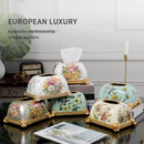 Axyaa Ceramic Bread Tissue Box: European-Style Living Room Coffee Table Decor
