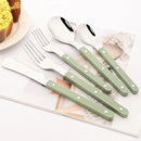 Axyaa Stainless Steel Dinnerware Set - 20pcs Western Kitchen Flatware
