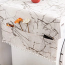 Axya Marble Print Appliance Dust Cover