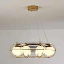 Axyaa Glass Ball LED Chandeliers: Nordic Minimalist Pendant Lights for Home Decor