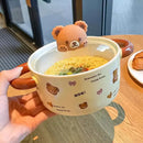 Axyaa Kawaii Bear Ramen Bowl - 750ml