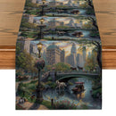 Axyaa Farmhouse Dining Table Runner Set for Party Table Decor and Home Interiors