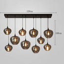 Axyaa Glass Pendant Light Chandelier for Living Room Dining Room