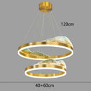 Axyaa Crystal Chandelier Stair Pendant Living Room Lighting