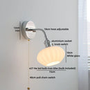 Axyaa Ceramic LED Wall Light Luxury Living Room Decoration Pull Chain Switch