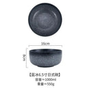 Axyaa Ceramic Japanese Noodle Bowl Set Large Soup Breakfast Porcelain Tableware