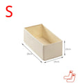 Axyaa Cotton Linen Storage Box Set for Wardrobe Organization