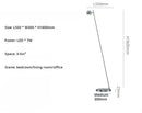 Axyaa Modern Sensing Floor Lamp with Rotating Feature