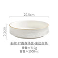 Axyaa Ceramic Rock Pattern Dessert Bowl