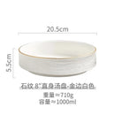 Axyaa Rock Patterned Ceramic Dessert Bowl