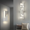 Axyaa Geometric Shadow Metal Sconce Light for Living Room Bedroom & Aisle