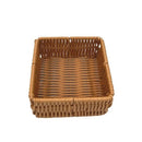Axyaa Rattan Wicker Serving Baskets - 10 Styles for Bread, Fruit, Vegetables Basket in Khaki