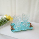 Axyaa Retro Bow Tie Resin Dessert Plate | Home Decor Fruit Tray Jewelry Organizer