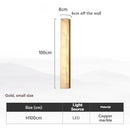 Natural Marble Wall Lamp Vila by Axyaa: Luxury Copper Wall Light for Living Room, Bedroom & Hallway