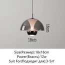 Axyaa LED Glass Chandelier: Modern Interior Decor Lighting for Restaurant, Bedroom, Bar & Bedside