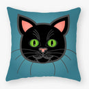 Axyaa Black Cat Pillowcase 45*45 Sofa Car Home Decor Cushion Cover