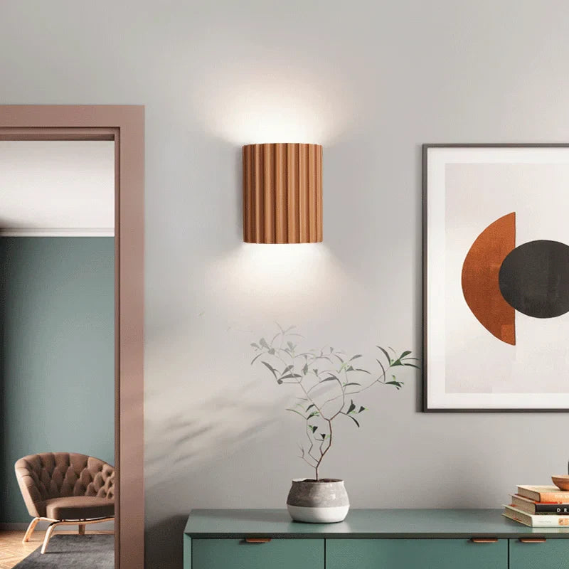 Axyaa Nordic Resin Wall Lamp for Modern Home Decor