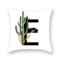 Floral Alphabet Pillow Case by Axyaa: Home & Car Decorative Cushion Cover