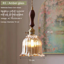Axyaa Glass Pendant Light Trio for Kitchen Dining Room - Modern Mini Hanging Fixture