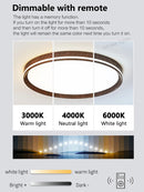Axyaa Ultra-Thin Full Spectrum Ceiling Lamp for Living Room, Bedroom, Study & Restaurant