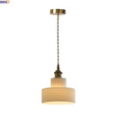 Modern Nordic Pendant Lights Lampu Gantung by Axyaa - Double Glass LED Chandelier for Home
