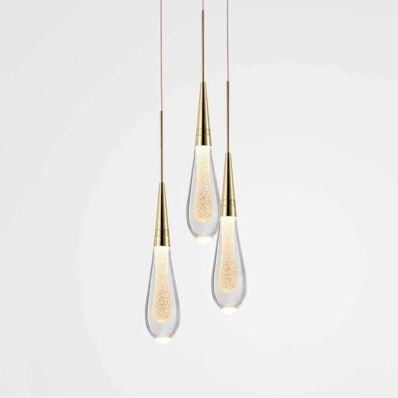 Axyaa Crystal Chandelier: Modern Lighting for Home Decor, Dining, Living, Staircase