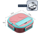 Axyaa Leakproof Children's Lunch Box - Cartoon Design, Portable Bento Box