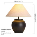 Axyaa Ceramic Table Lamp for Home and Hotel Living, Bedroom, Study, and Desk Lighting