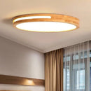 Axyaa Nordic Woodgrain LED Ceiling Light for Home Decor and Lighting Fixtures