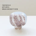 Axyaa Gradient Glass Vase for Stylish Home Decor & Flower Arrangement