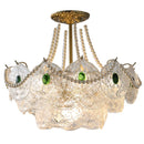 Axyaa Light Luxury Crystal Chandelier for Living Room, Bedroom, Dining Room
