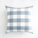 Axyaa Light Blue Plaid Pillow Cover 30x50cm/45x45cm - Home Decor Sofa Cushion